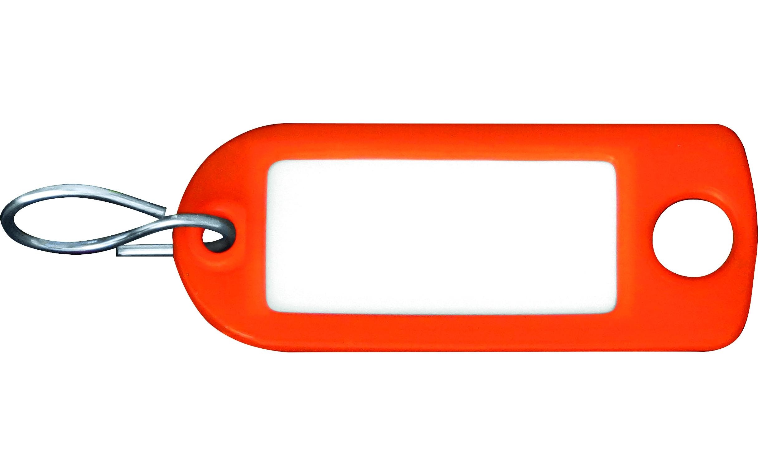 Schlüsselanhänger 100 Stück, OrangeAnhänger für Schlüssel