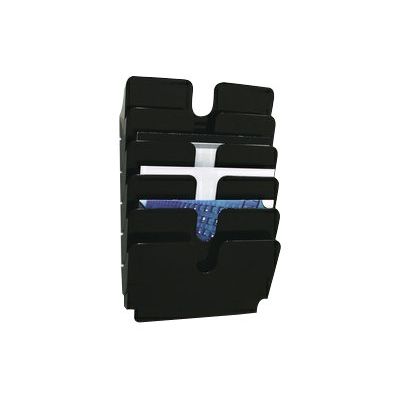Durable Flexiplus - Trieur mural porte-document - 6 cases A4 horizontal - noir
