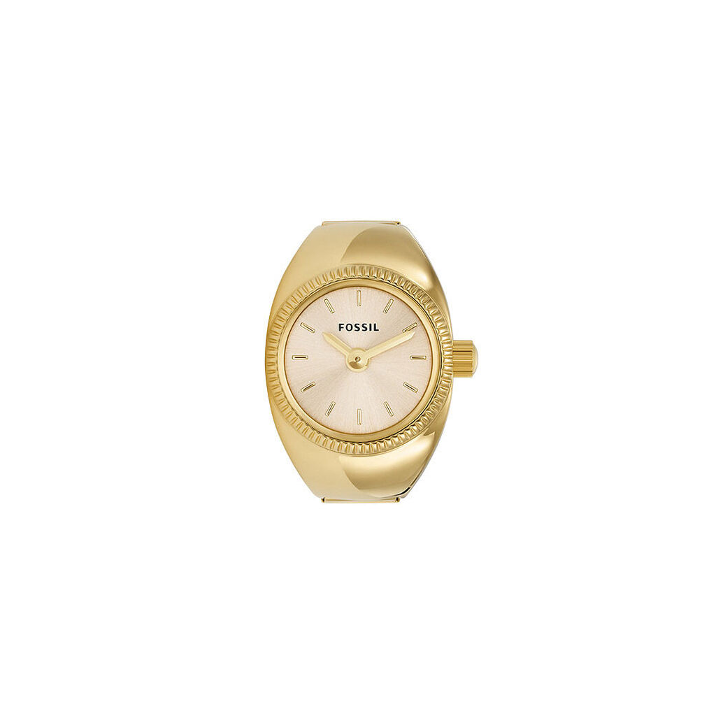 Montre Fossil watch Ring Doré