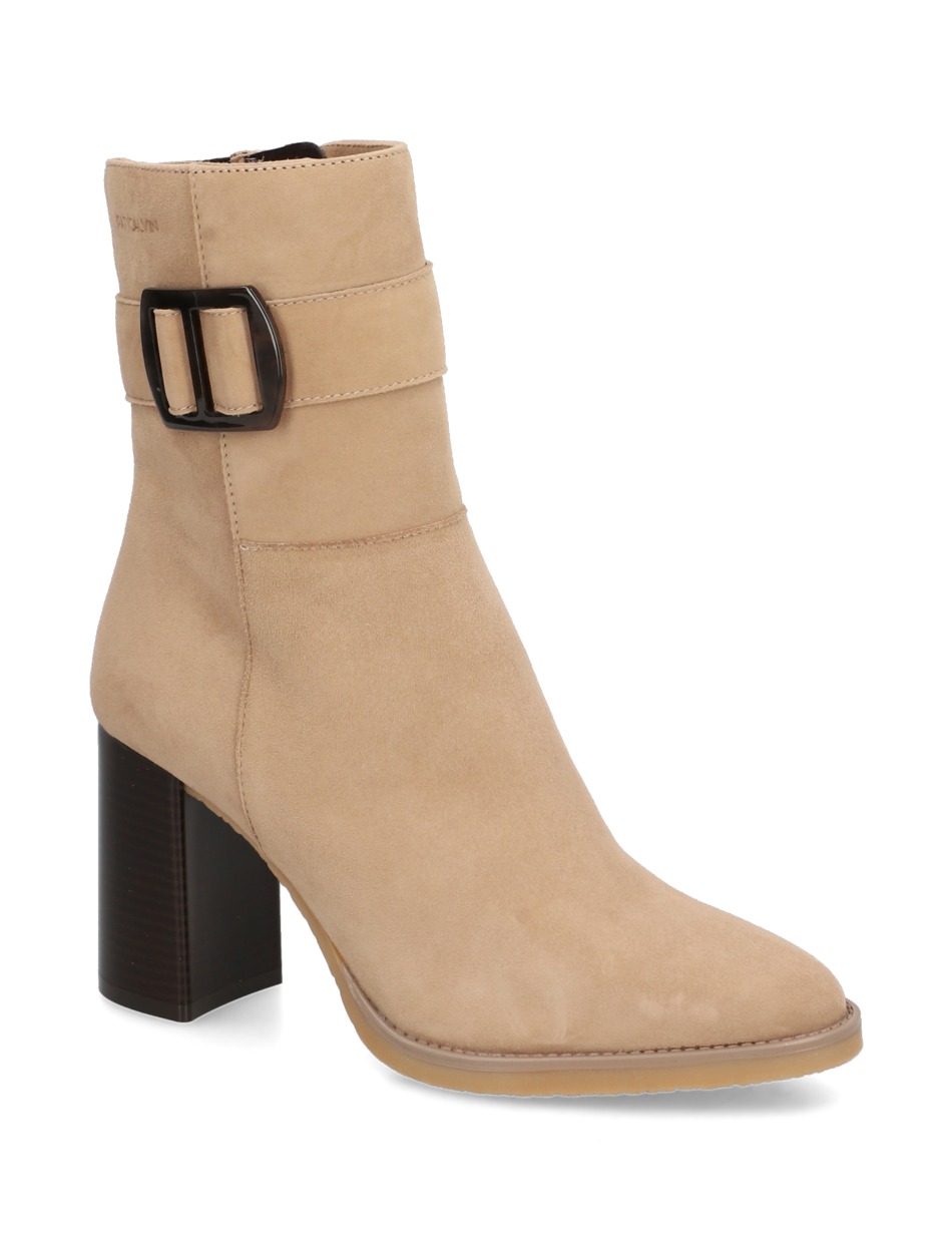Veloursleder Stiefelette