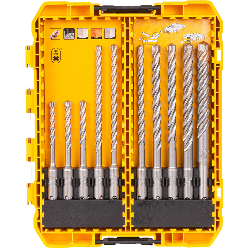 DeWALT DT70752-QZ SDS-PLUS betonborenset in Tough Case 10-delig