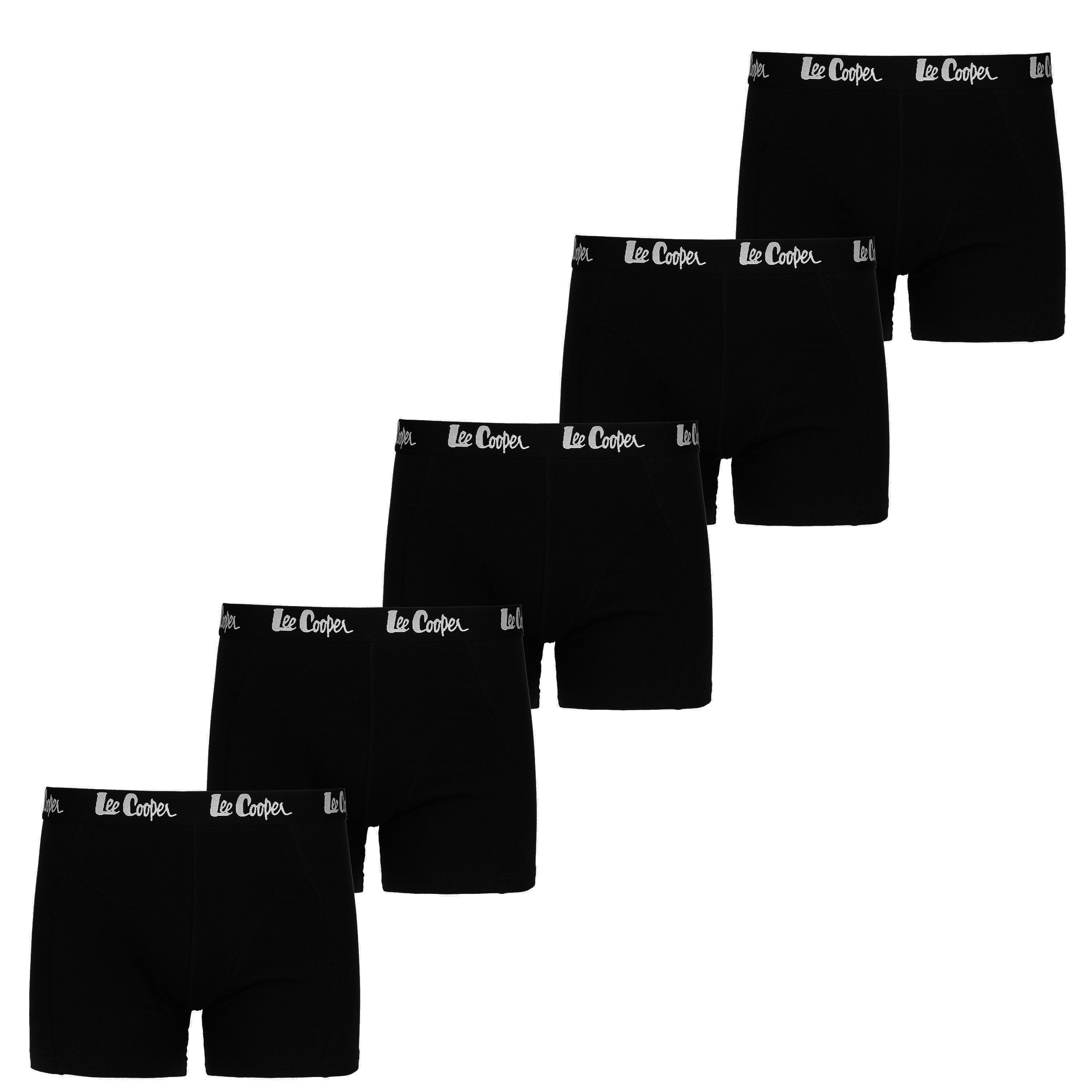 Lee Cooper Essential Mens Boxer Trunk 5-Pack