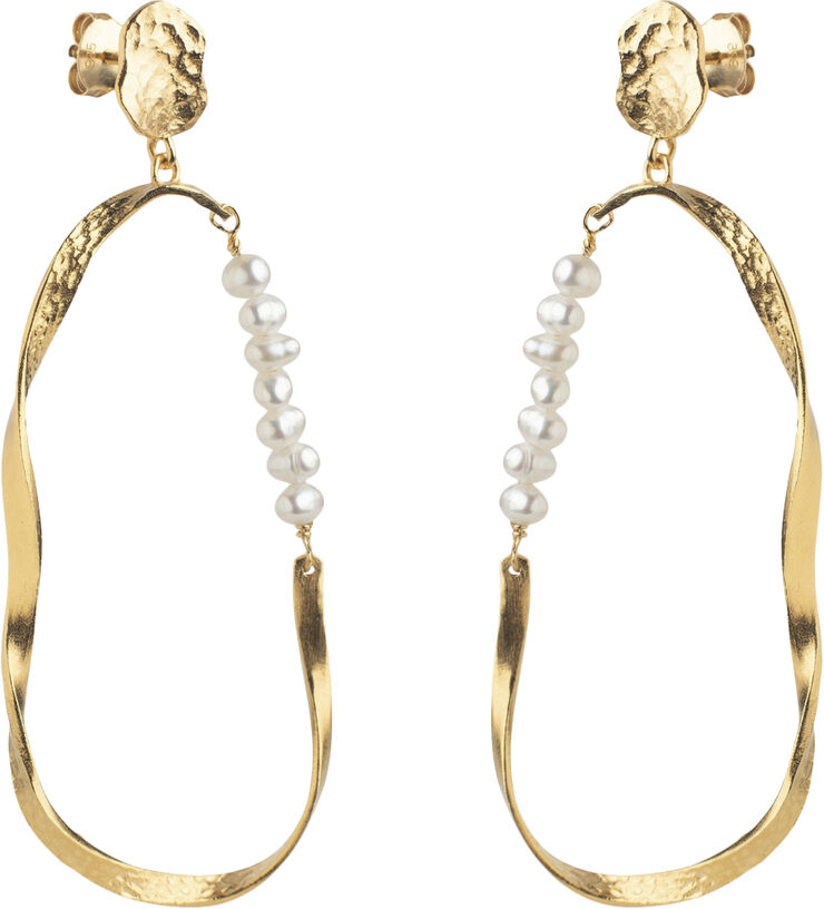 ENAMEL Copenhagen Earring, Aloma Pearl Large Pearls