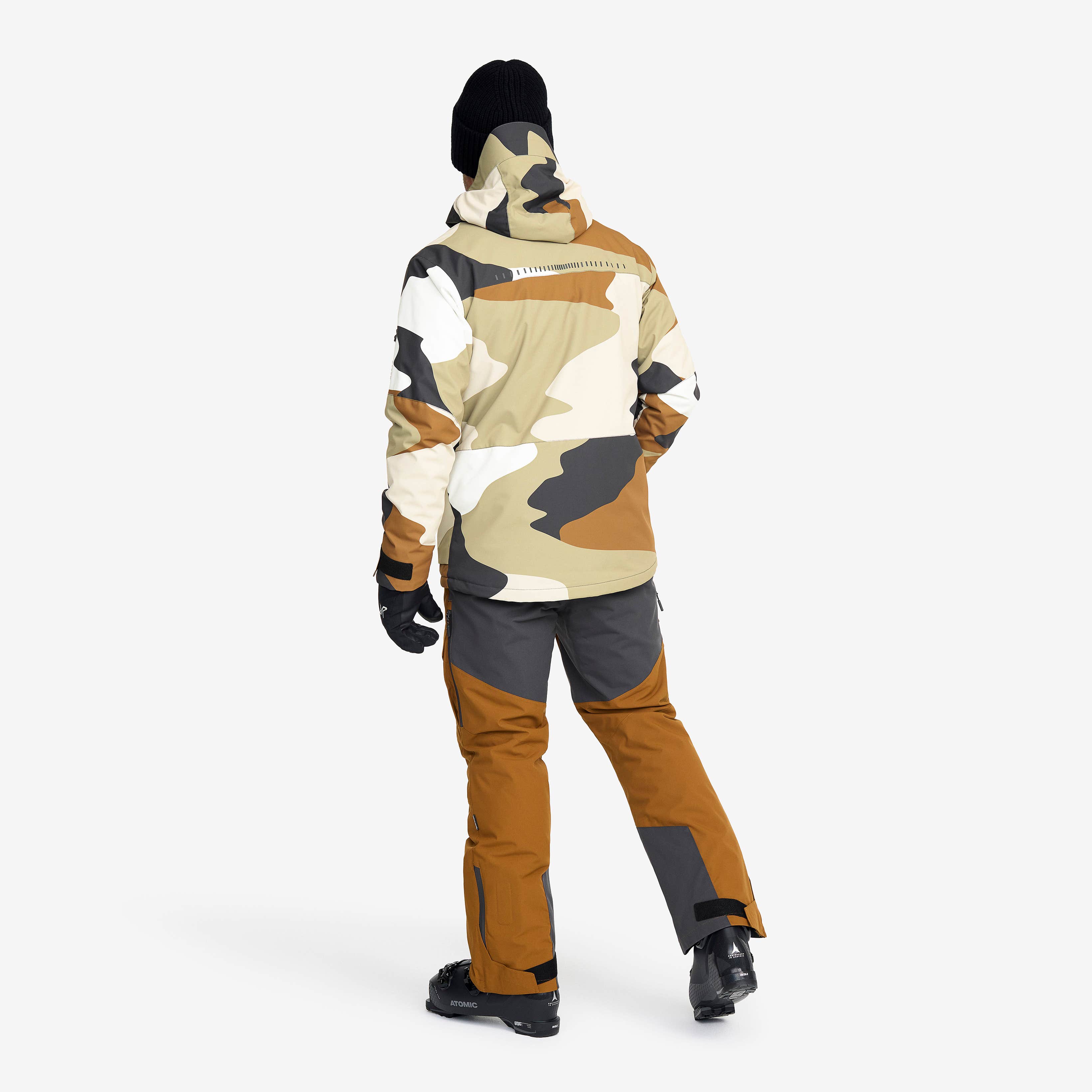 Halo 2L Insulated Ski Jacket Herre Anthracite/Rubber