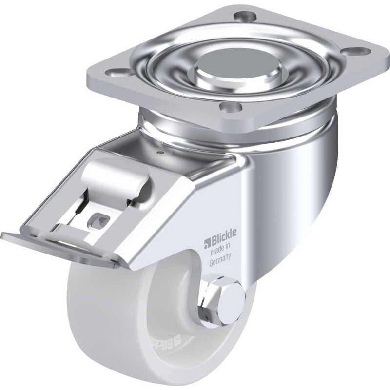 BLICKLE - Roulette pivotante à frein Ø 80mm bandage polyamide PA 6.6 350kg - LH-SPO 80G-FI
