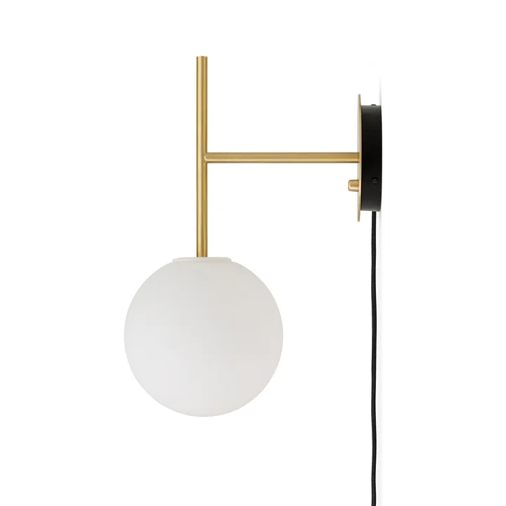 Audo - TR Bulb Wandleuchte, Messing gebürstet