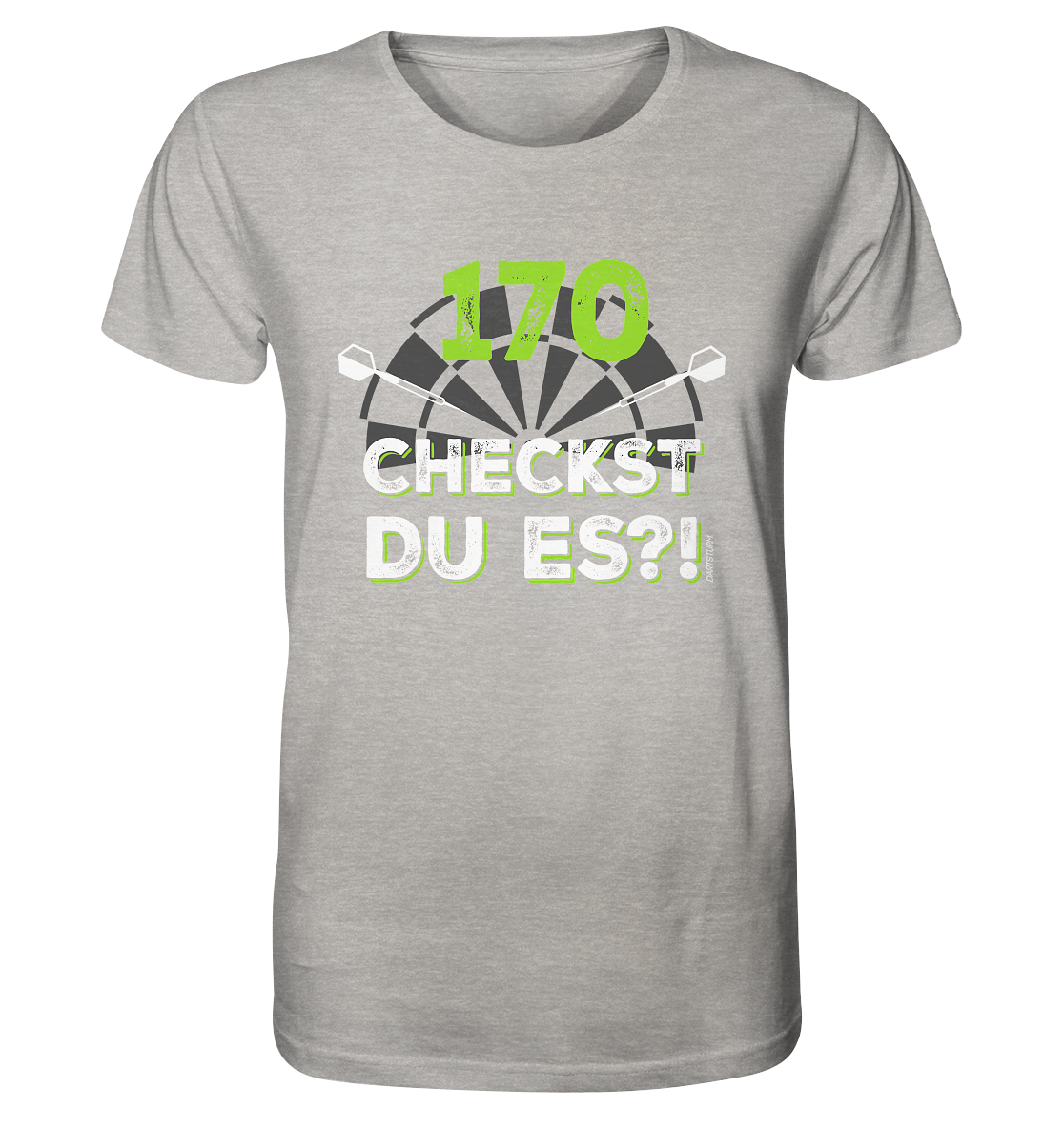 DartSturm - 170 Checkst du es - Organic Shirt