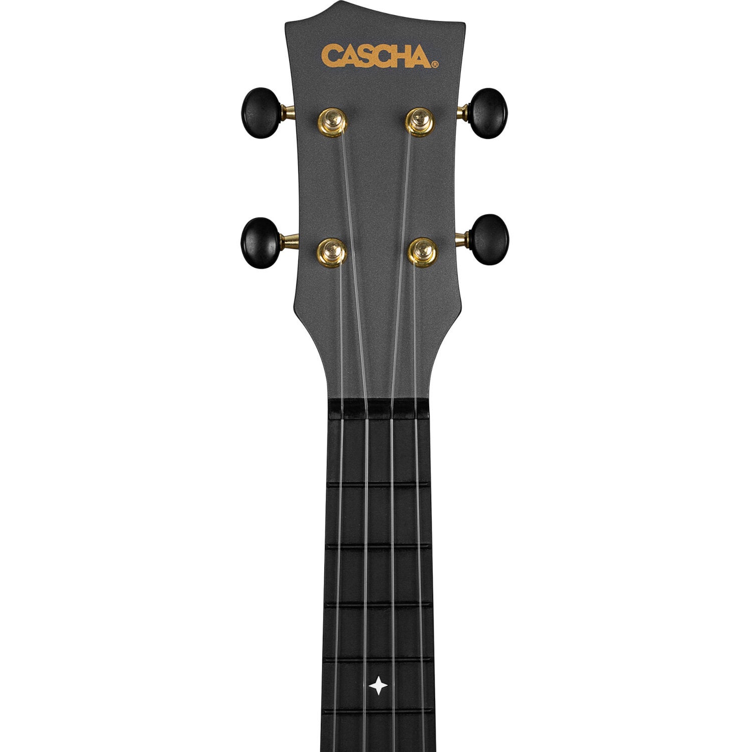 Cascha HH 2258E Black elektrisch-akoestische carbon fiber concert ukelele set