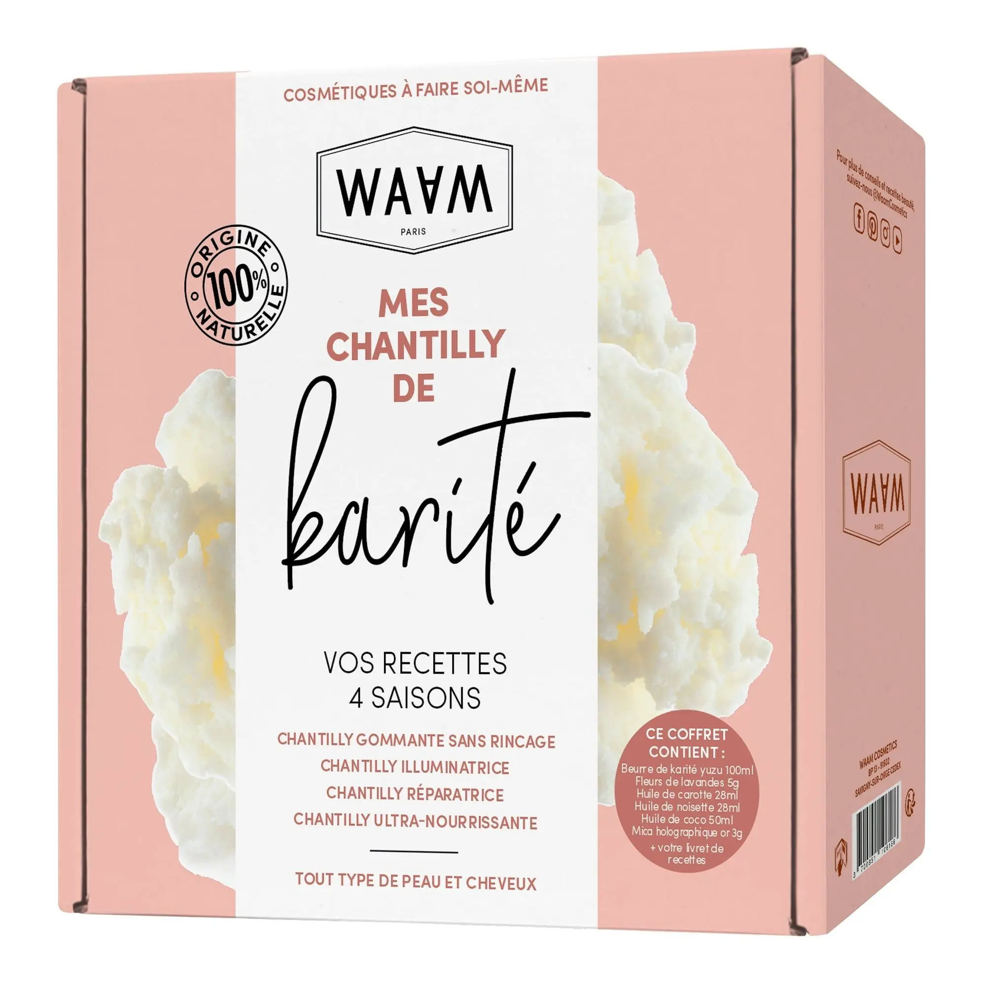 Waam - Mes Chantilly de Karité 4 Saisons Coffret DIY Coffret 6 ingrédients - Tendance