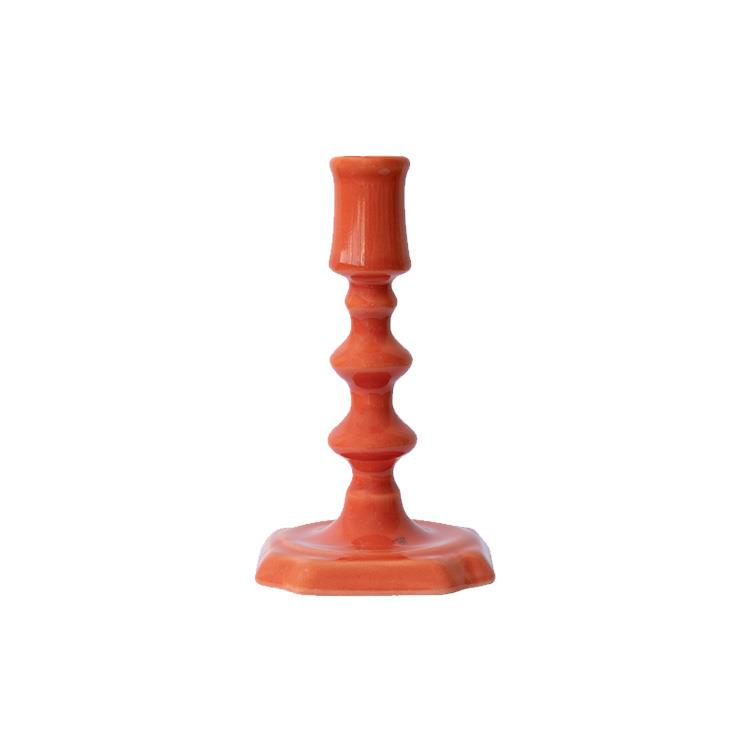 RG Candle Holder 10,5x18cm - Red Clay