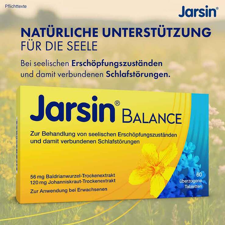 Jarsin Balance 56 mg / 120 mg überzogene Tabletten , 60 St