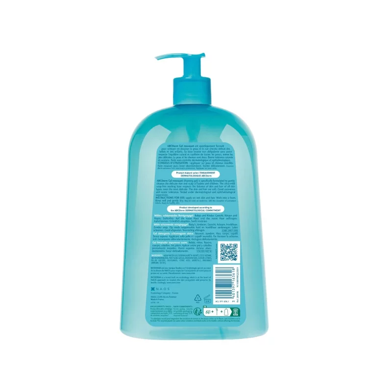 ABCDerm Moussant Nettoyant Doux - 1L