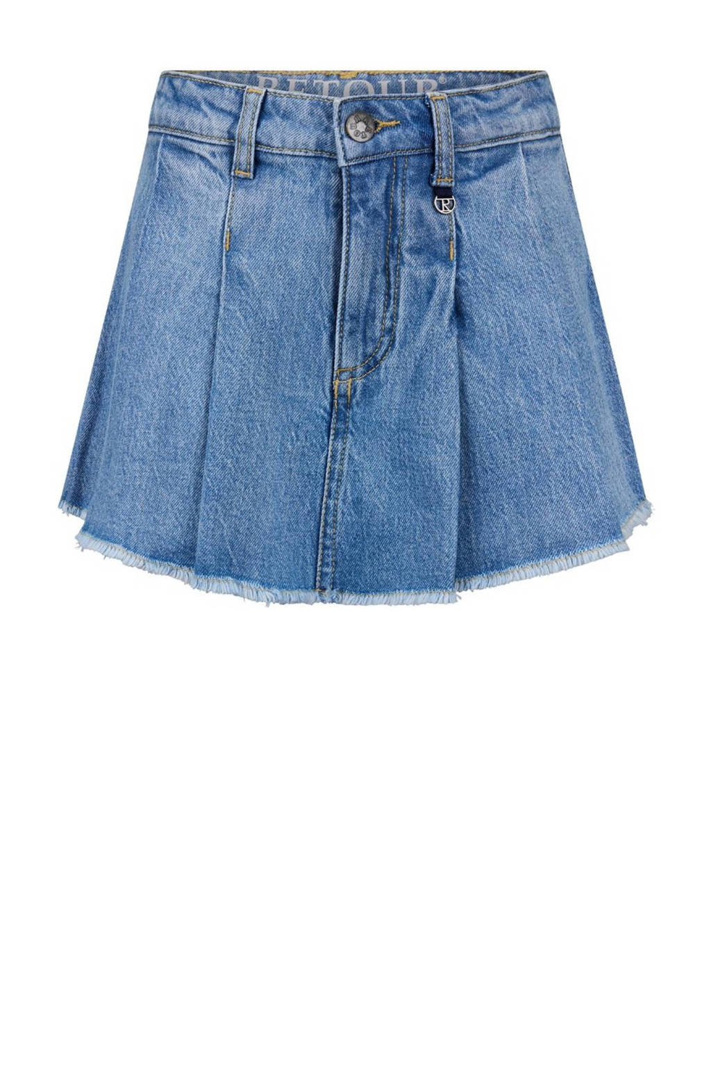 Retour Jeans skort Suus light blue denim