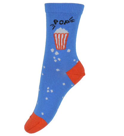 Melton Socken - Popcorn - Super Sonic Blue