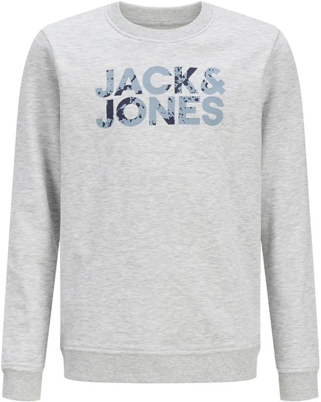 Jack & Jones Junior jongens sweater - Grijs melee