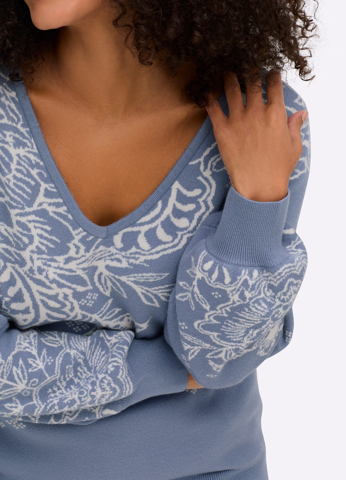 sheego by Joe Browns V-Ausschnitt-Pullover »Pullover«