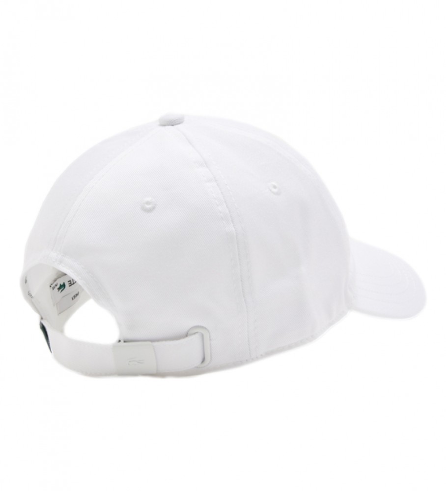 Boné Lacoste branco com logo