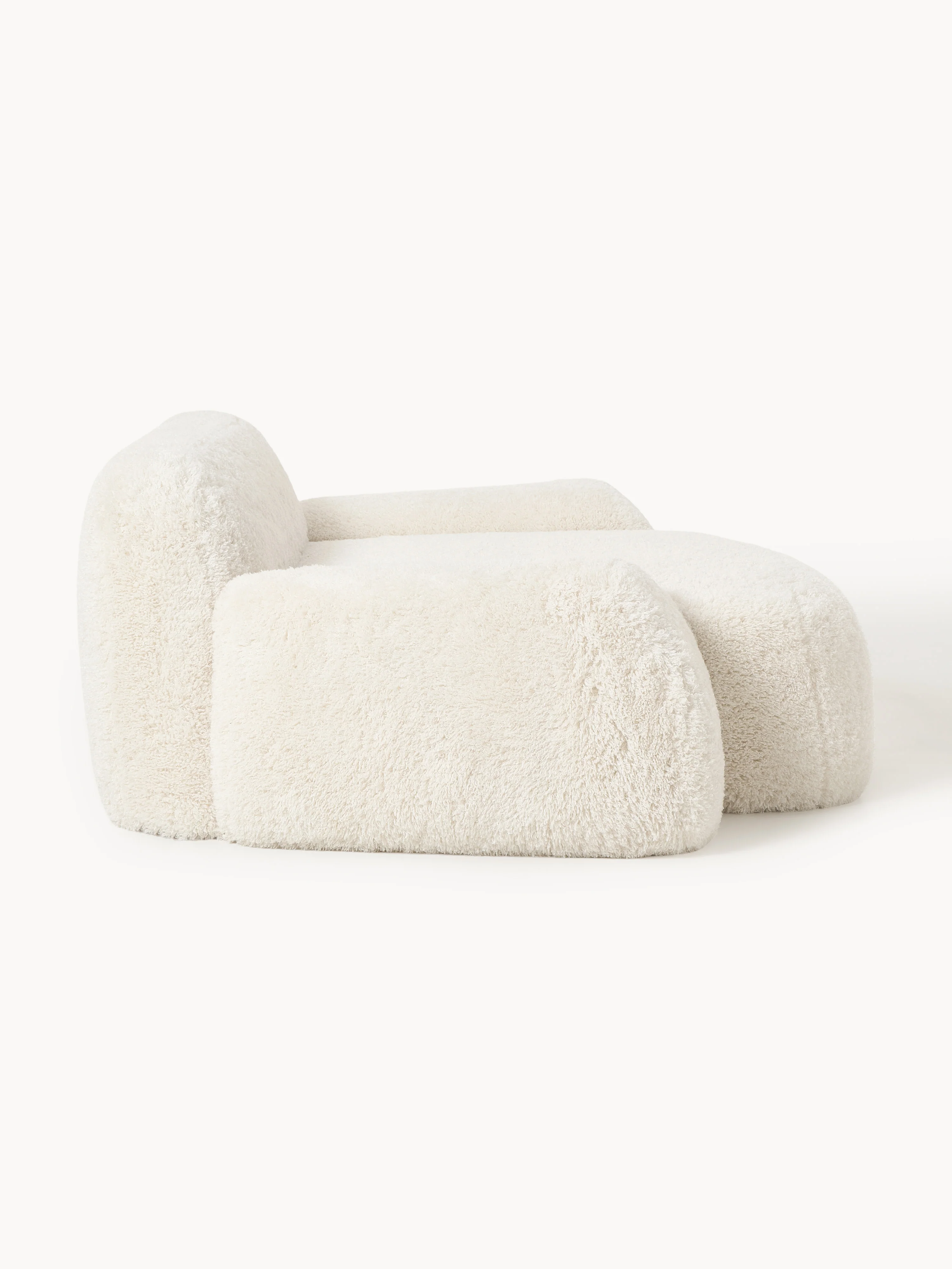 XL teddy loungestoel Wolke