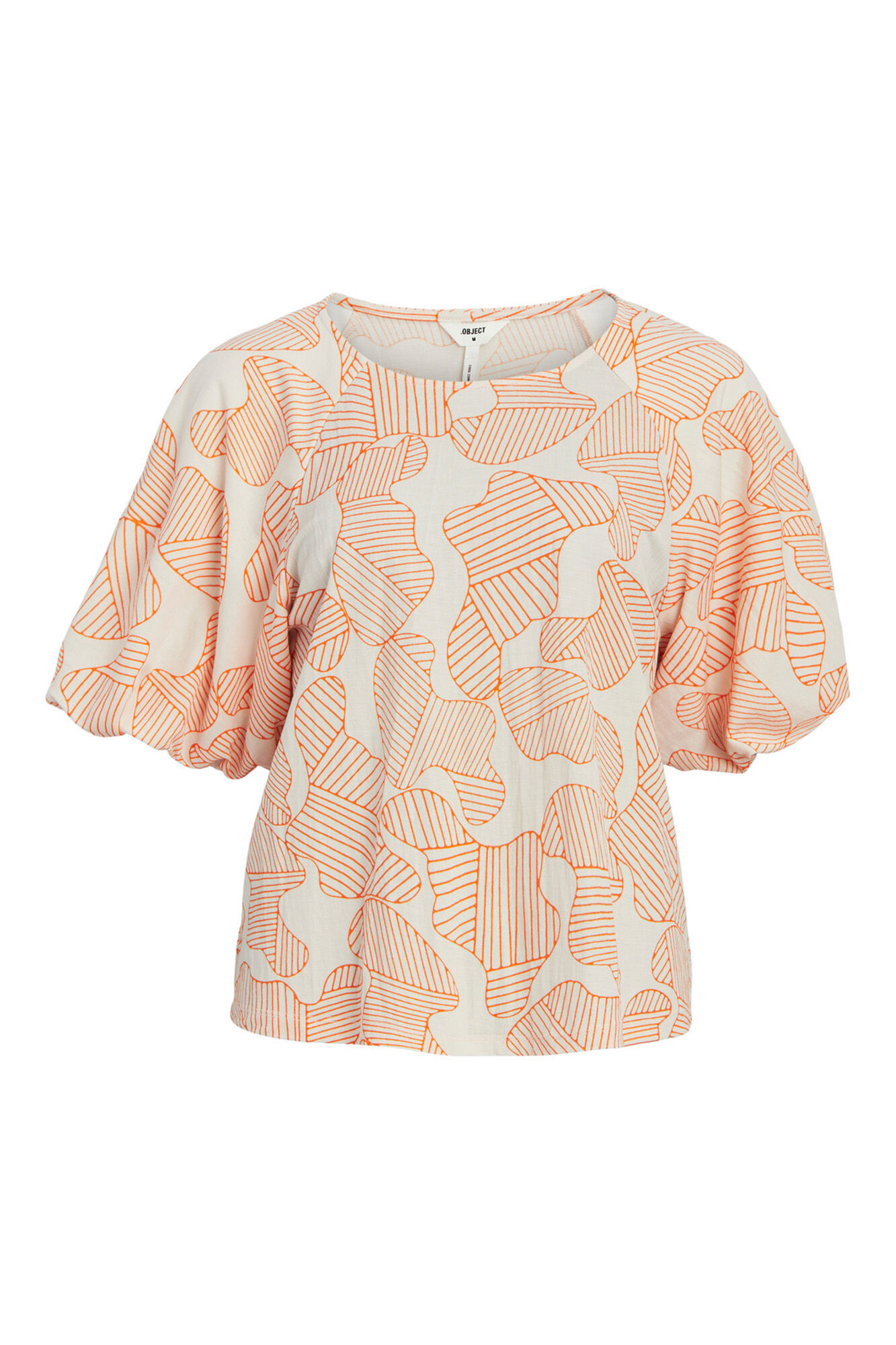 Blusa com mangas bufantes - Branca