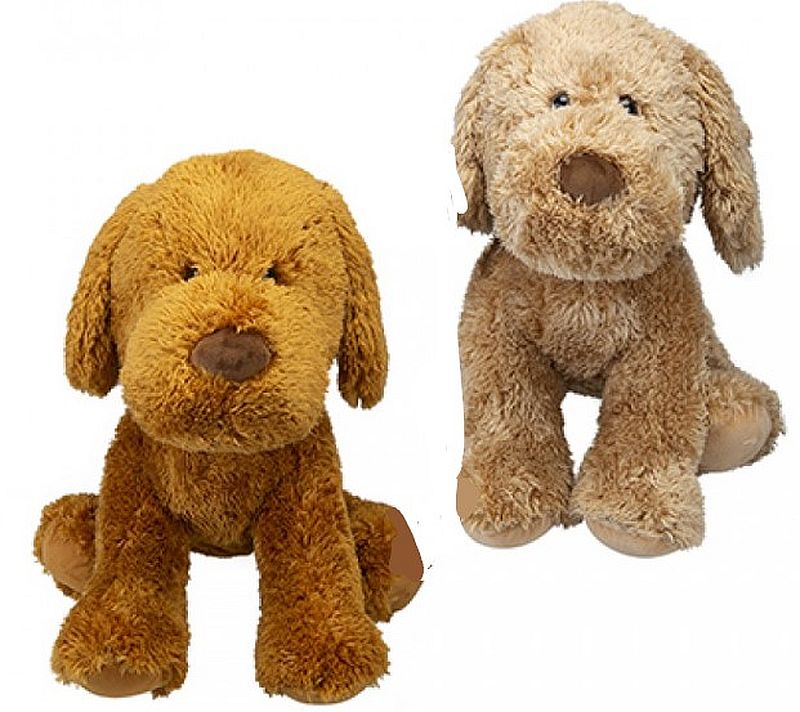 Fluffy Doodle Pup Plüschtier 50cm sitzend Goldbraun