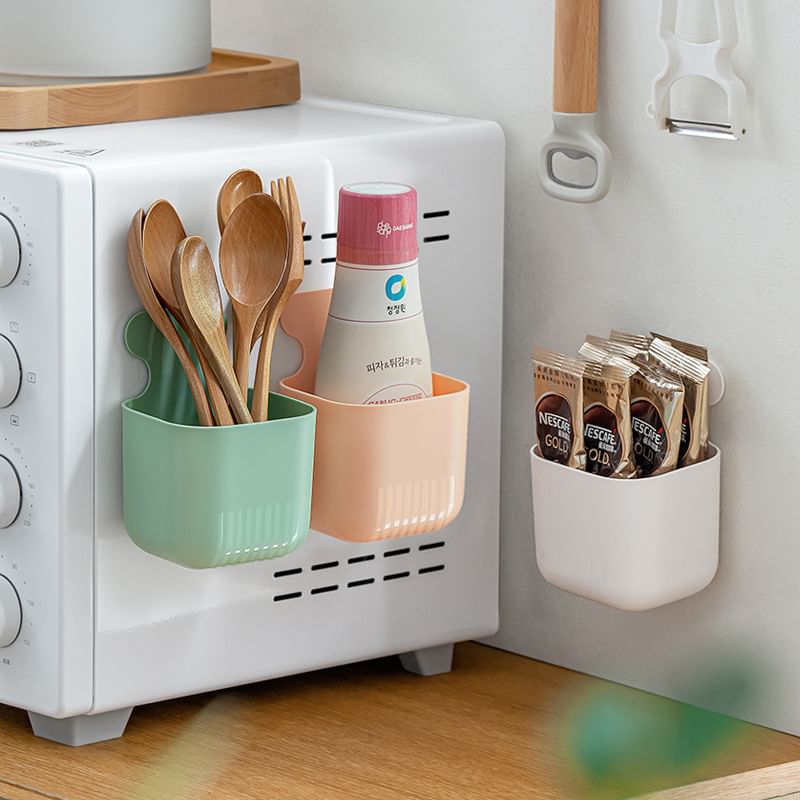 Leuke essentials - Eenvoudige plastic organizer koelkastmagneet