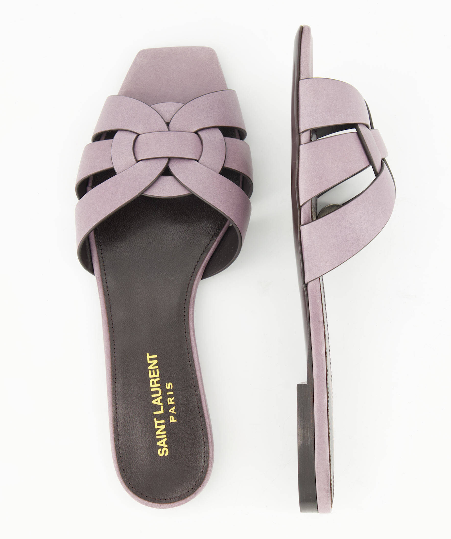 Saint Laurent| Damen Pantoletten TRIBUTE aus Kalbsleder