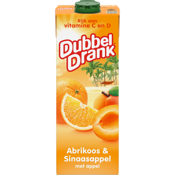 DubbelDrank Abrikoos & Sinaasappel 1 L