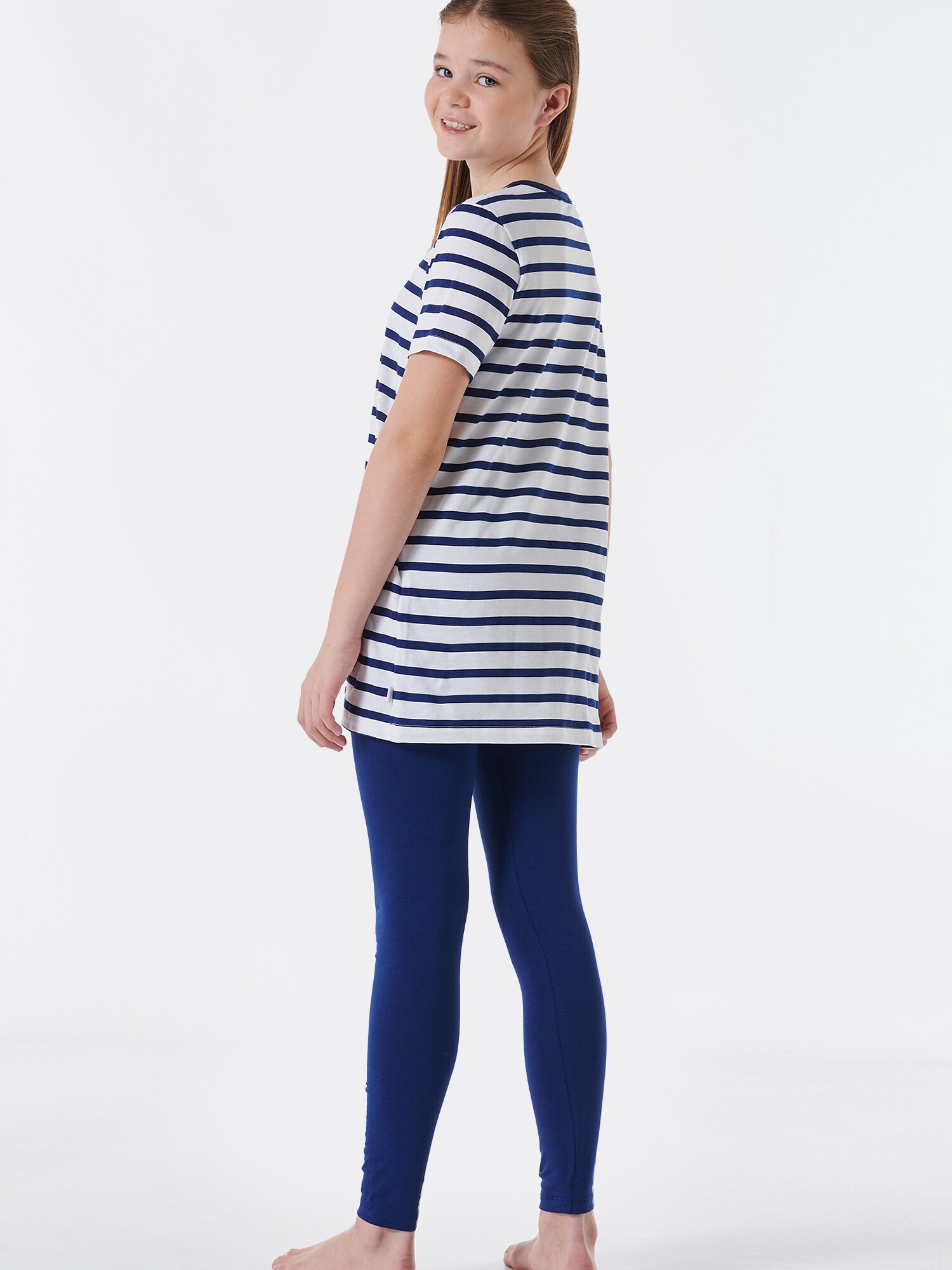 Schiesser Mädchen Pyjama Horse World Organic Cotton 1er-Pack