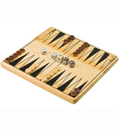 TACTIC Brettspiele - Backgammon - Classic+ Kollektion - Holz
