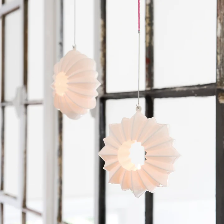 Kähler Design - Stella Teelichthalter hängend Ø 13,5 cm, weiss