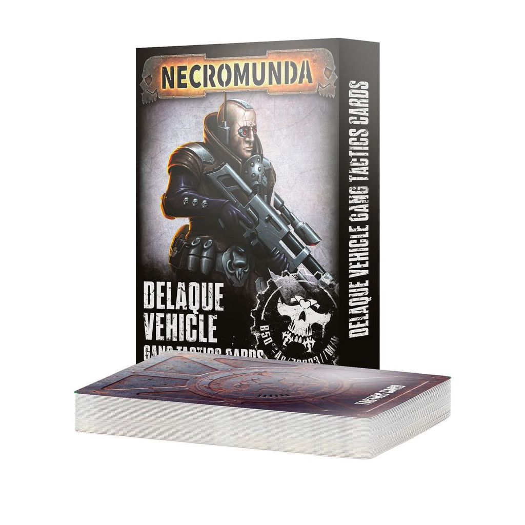 Necromunda : Delaque Vehicle Gang Tactics Cards