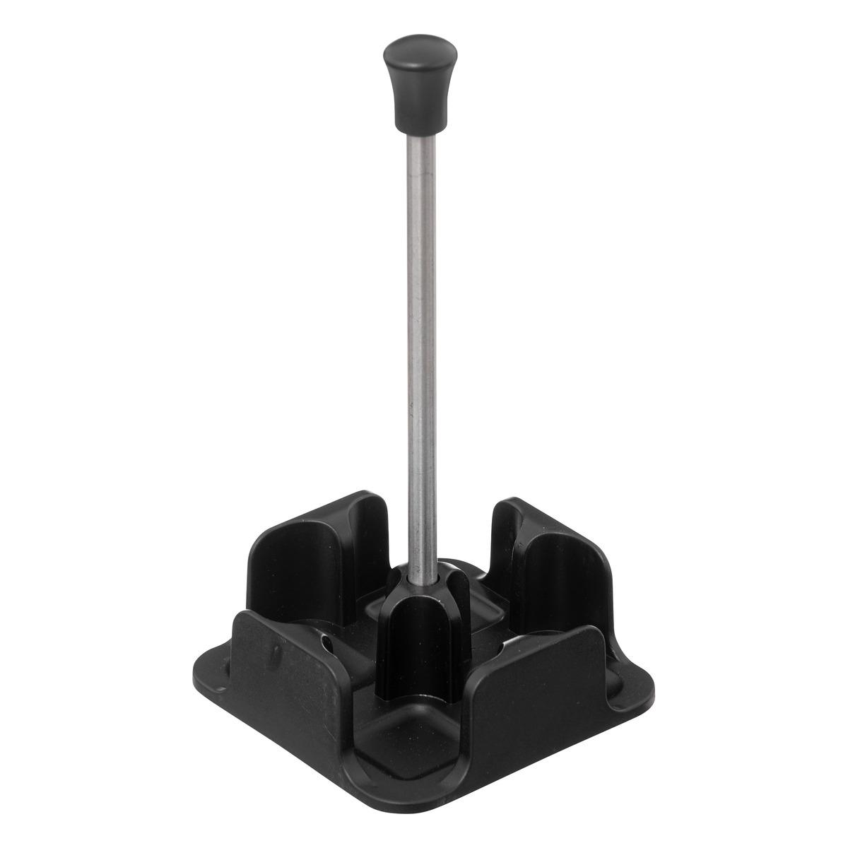 SET BOUTEILLE HUILE VINAIGRE SEL POIVRE VERRE AVEC SUPPORT