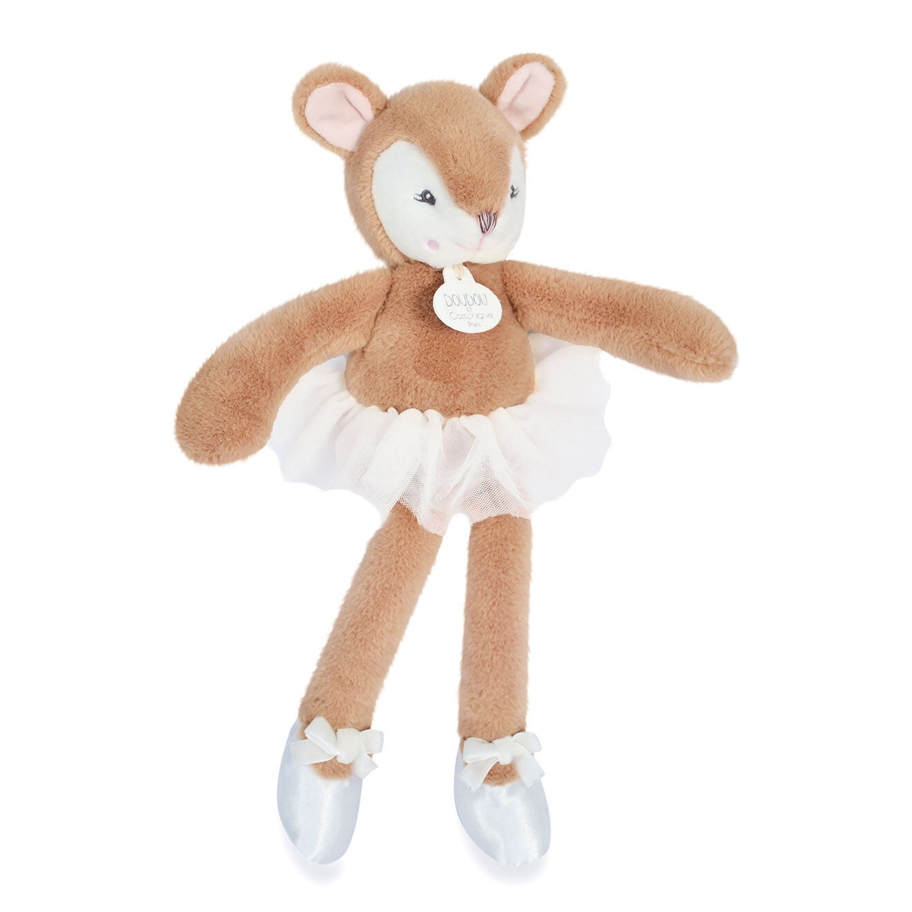 Doudou et Compagnie Mon Doudou Ballerine Faon orange