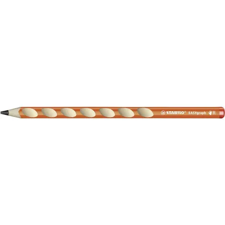 Dreikant-Bleistift - STABILO EASYgraph in orange - Härtegrad B - für Rechtshänder