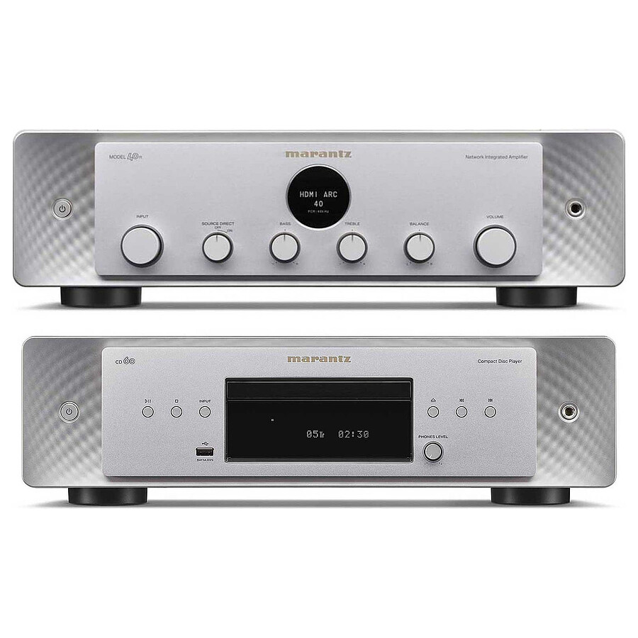Marantz MODEL 40n Argent + CD60 Argent