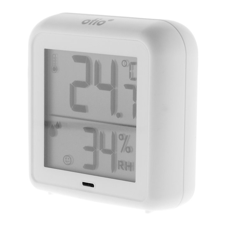 Thermomètre Hygromètre haute précision Otio blanc
