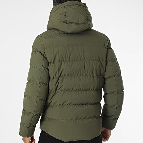 Doudoune Capuche Vert Kaki