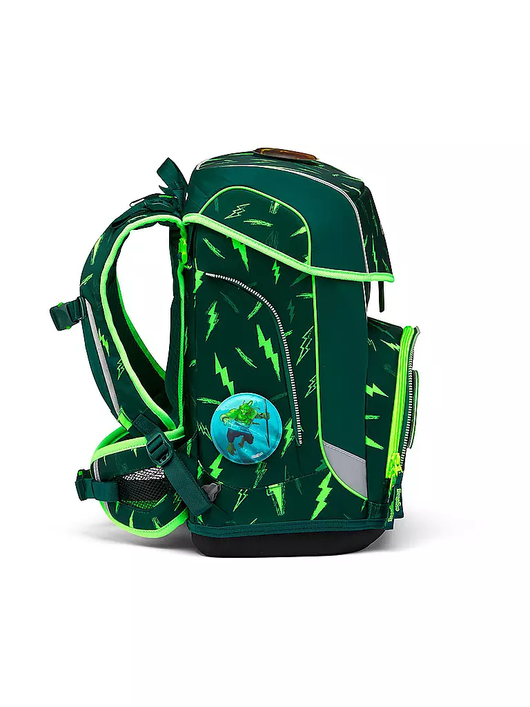 ERGOBAG Schultaschen Set 5-tlg. Cubo Light - Bärtastisch grün