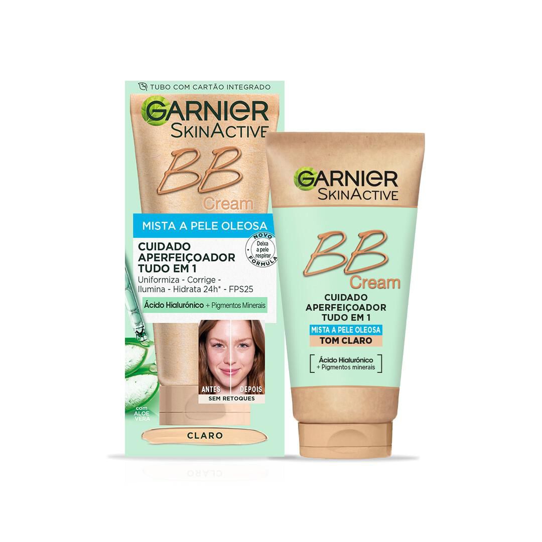 GARNIER  SkinActive BB Cream Matificante para Peles Mistas a Oleosas FPS25 (Tom Médio) - 40ml