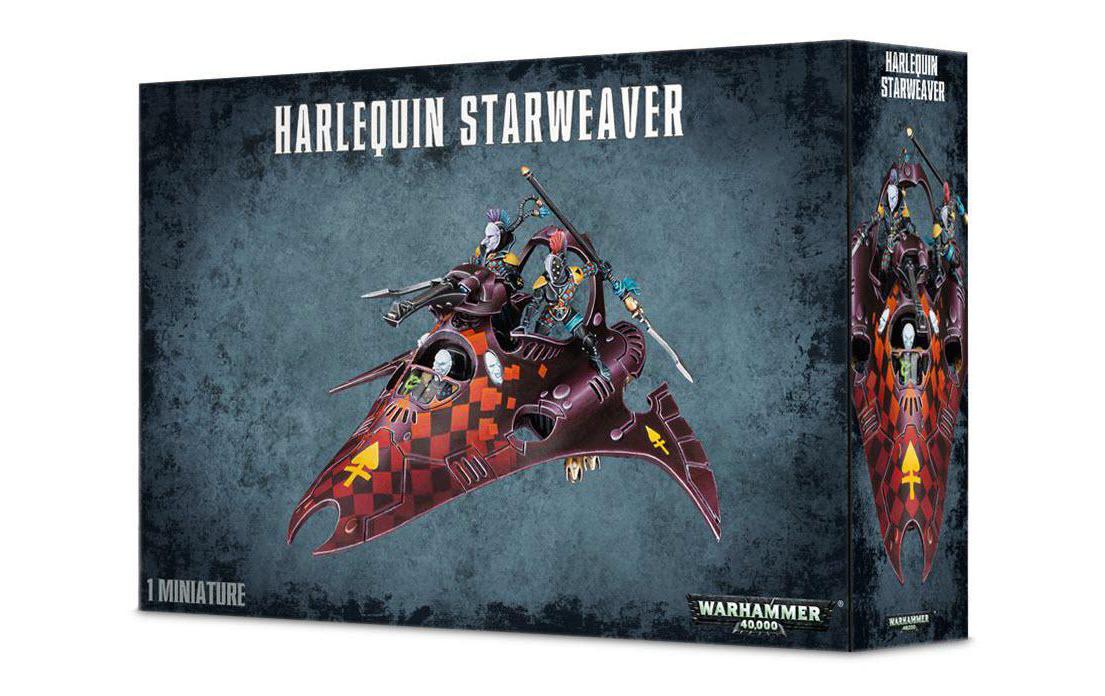 Flugzeug Warhammer 40.000 Harlequin StarweaverWarhammer Miniaturen Bausatz
