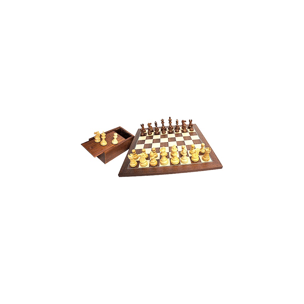Jeu d'échecs Prestige Palissandre