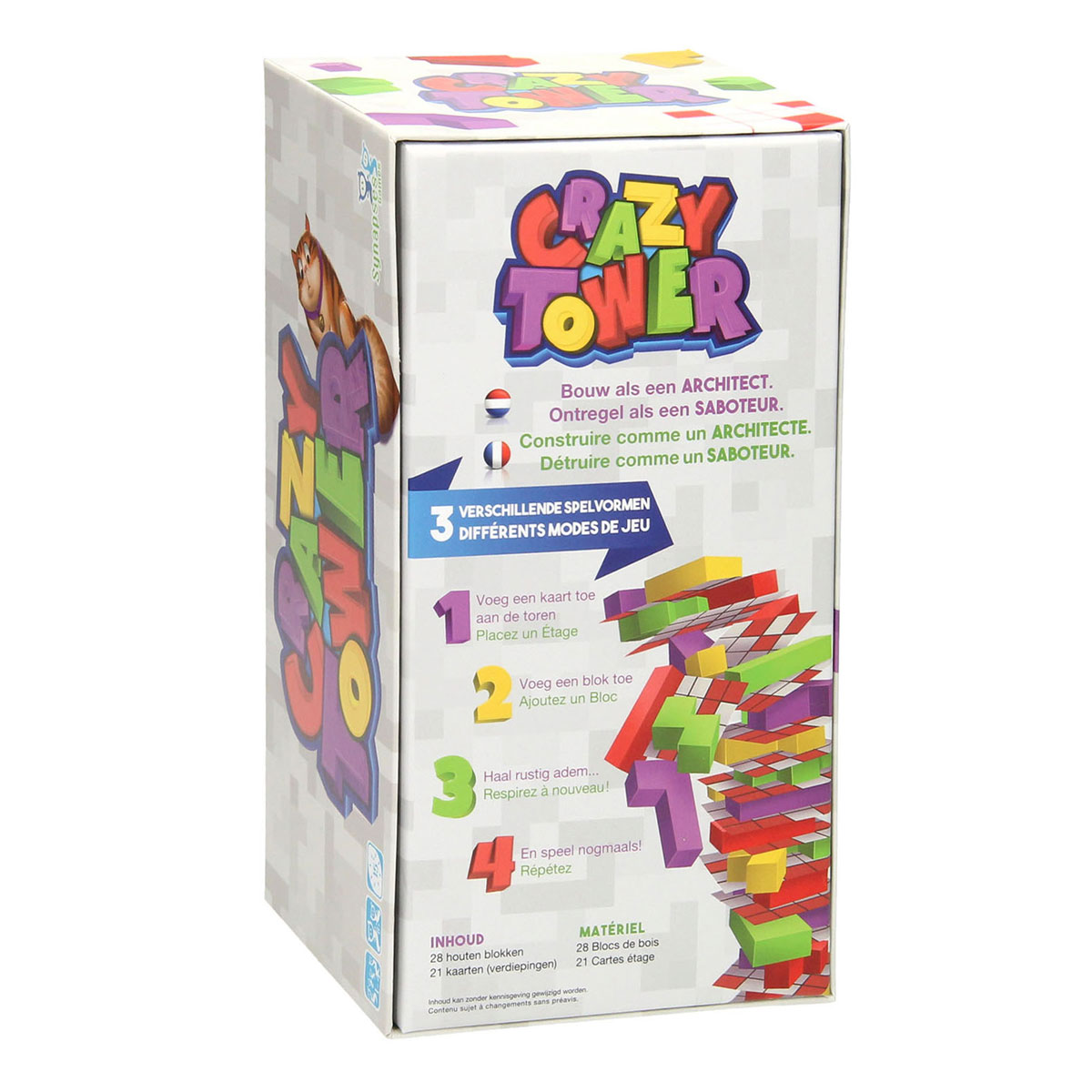 Houten Crazy Tower Stapeltoren