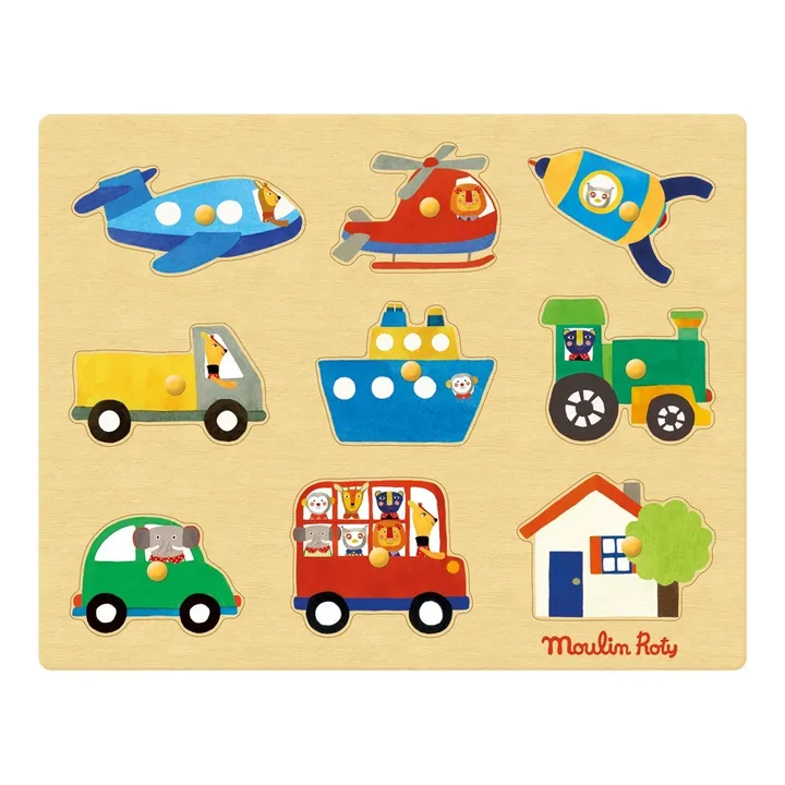 Moulin Roty Puzzle des transports