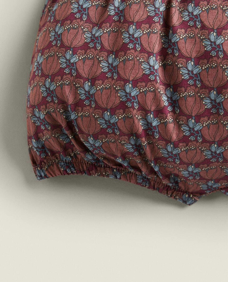 CAMISA INFANTIL FEITA COM TECIDO LIBERTY