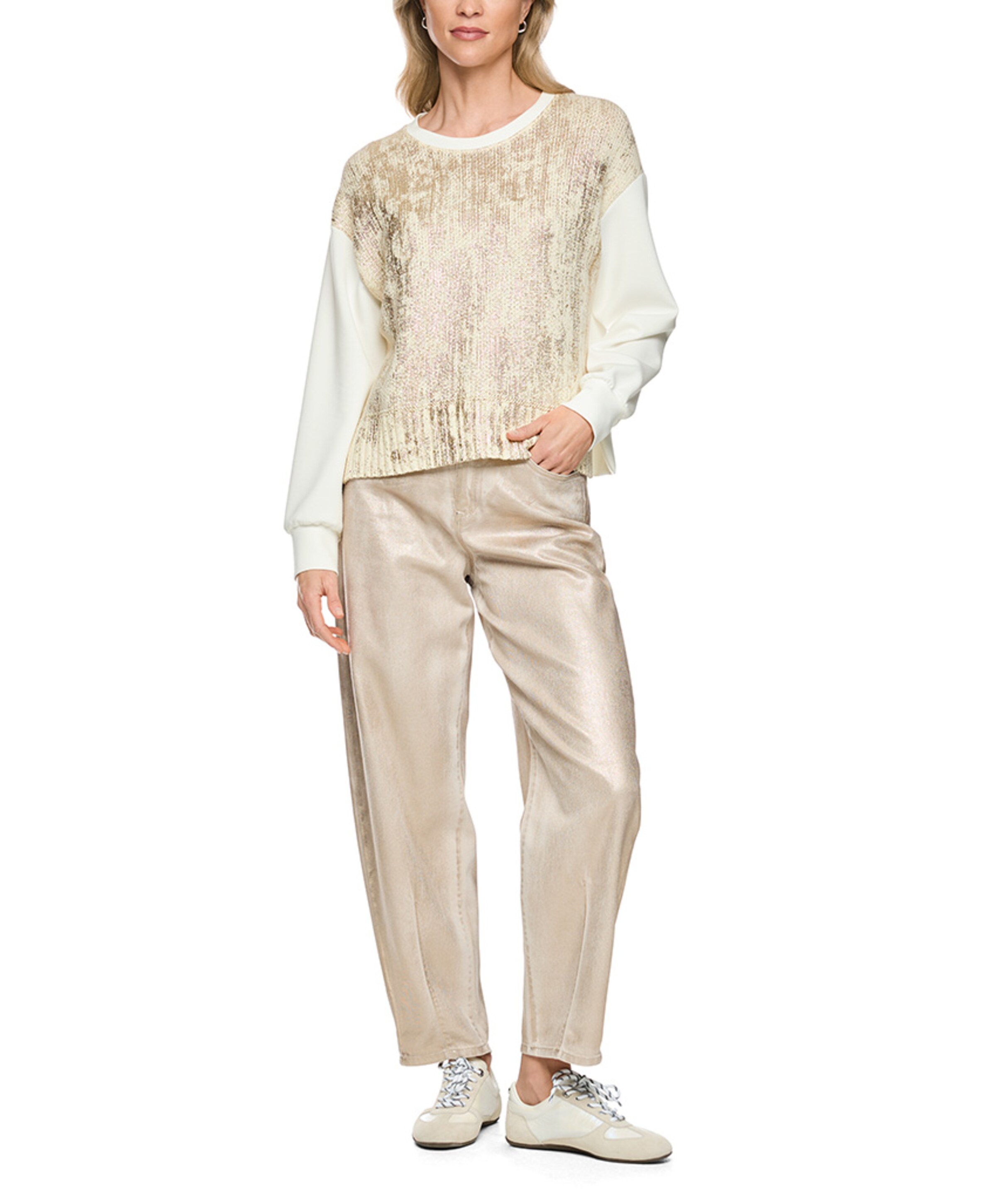 Marc Cain Sports Dames trui goud