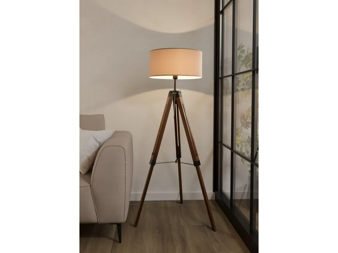 EGLO LANTADA GULV SORT/TAUPE FSC