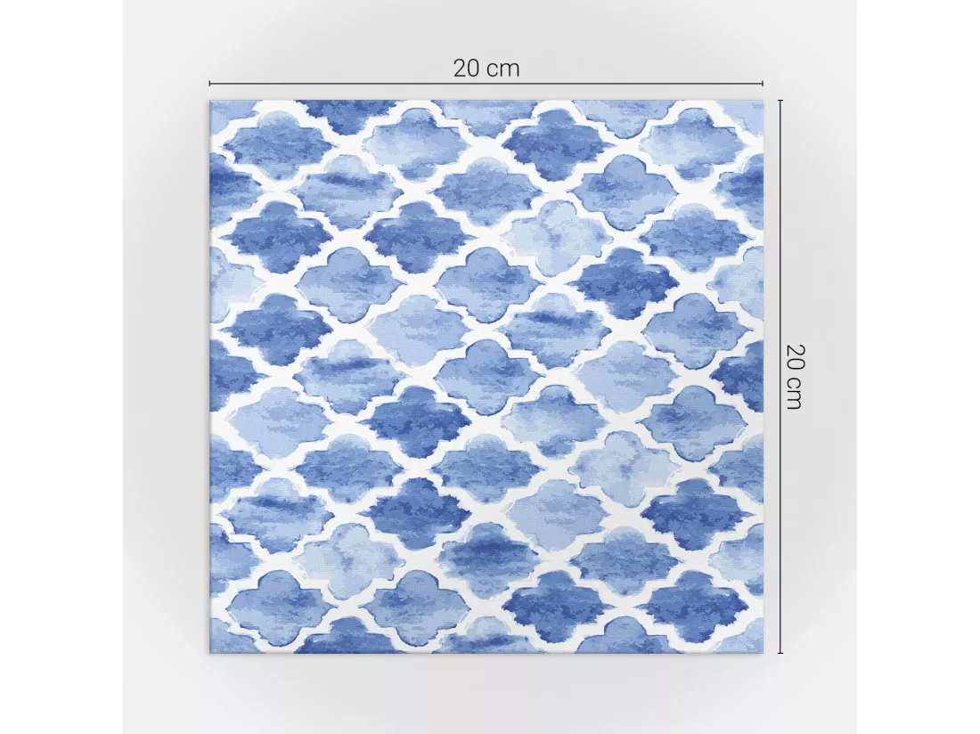 Carreaux autocollants PVC, Carrelage PVC adhésif - 20x20x20 - Modèle de style marocain