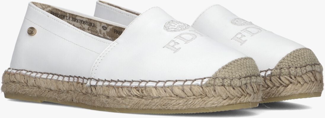 FRED DE LA BRETONIERE witte fred de la bretoniere espadrilles 152010254