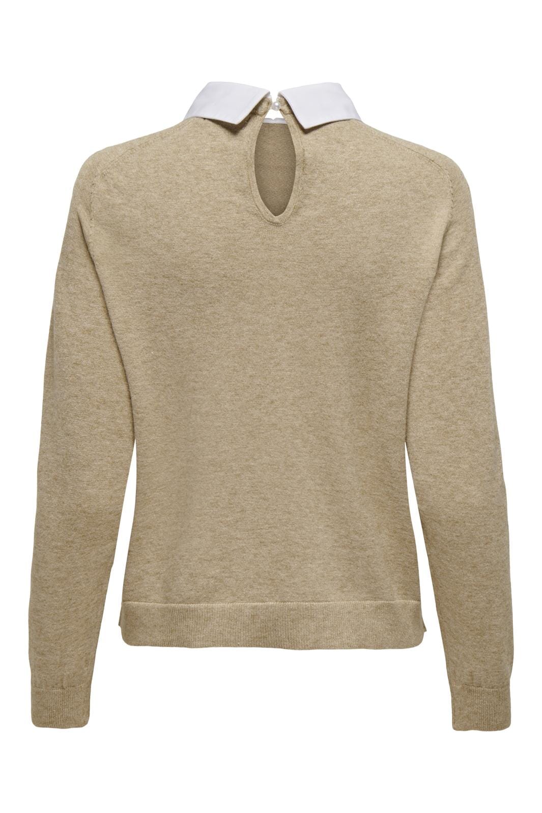 Only Onlangie Life Ls Mix Collar Cc Knt 4531443 tannin melange