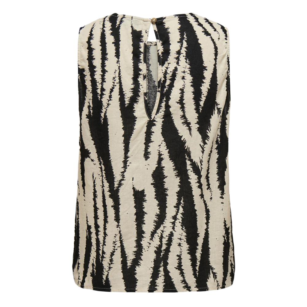 JDY Top Beige/Noir Femme Jdy Palermo
